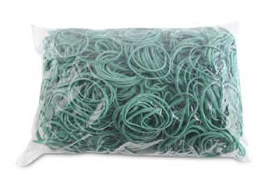 Office Products Gumki Recepturki średnica 50mm, 1,5x3mm, 60% kauczuku, 1000g, zgrzewka, zielone