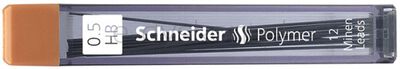 Schneider Wkłady grafitowe do ołówka 0,5 mm, HB, 12 szt.