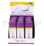 Gimboo Klej w sztyfcie PVP, trójkątny, znikający, 15g, 1 szt., pakowany w displayu, fioletowy - 6