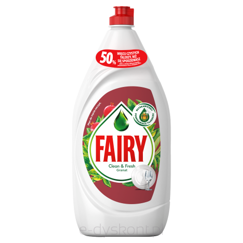 Fairy Płyn Do Mycia Naczyń Clean & Fresh Granat 1,35 L