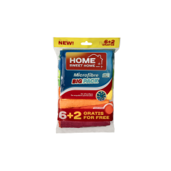 Hsh Ściereczki Z Mikrofibry 6+2 Szt Gratis