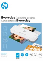 Everyday Folie laminacyjne HP A3, 80 Mic, 25 Szt., Przezroczyste/Połysk