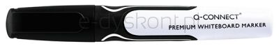 Q-Connect Marker Do Tablic Premium, Gum. Rękojeść, Okrągły, 2-3Mm (Linia), Czarny / Kf26109