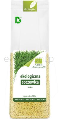 Ekologiko Soczewica żółta BIO 400 g