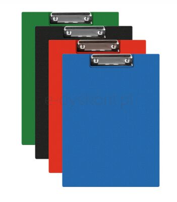 Q=Connect Clipboard Teczka, Pvc, A4 Mix Kolorów