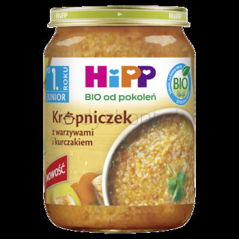 Hipp Krupniczek Z Warzywami I Kurczakiem Bio, 250 G