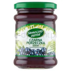 Dżem Słoneczny Ogród Czarna Porzeczka Niskosłodz 280 G Mw Dobry Wybór