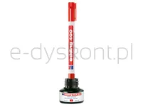 Edding Marker Permanentny E-400 1Mm, Czerwony  - 3