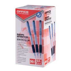Office Products Długopis automatyczny 0,7mm, czarny