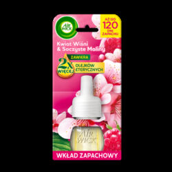 Air Wick Elektryczny Odświeżacz Powietrza Kwiat Wiśni I Soczyste Maliny Wkład 19 Ml