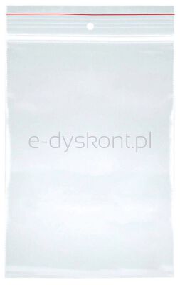 Office Products Torebka Strunowa Ldpe, 200X400Mm, 100Szt., Transparentna