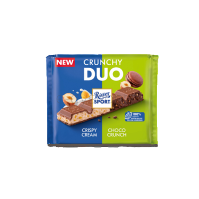 Ritter Sport Czekolada Mleczna DUO Crunchy 218g