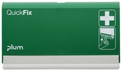 QuickFix Dozownik na plastry PLUM pusty, do montażu na ścianie, zielony