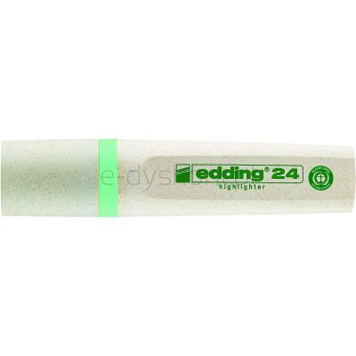 Edding Zakreślacz E-24 ECOLINE 2-5 mm, pastelowy zielony [BIURO]