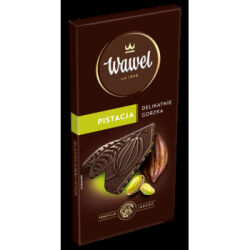 Wawel Czekolada Premium Delikatnie Gorzka Pistacja 90G