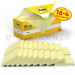 Karteczki Samoprzylepne Post-It® (654Cy-Vp20), 76X76Mm, (16+4)X100 Kart., Żółte, 4 Bloczki Gratis - 3
