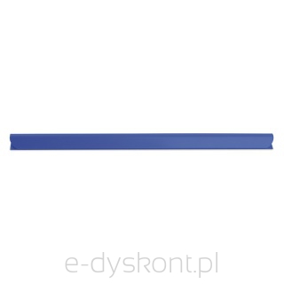 Listwa zaciskająca DONAU, PVC, A4, 10mm, do 100 kartek, niebieska