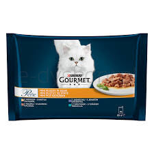 Gourmet Perle indyk, kaczka, tuńczyk, jagnięcina 4x85g