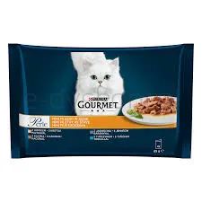 Gourmet Perle indyk, kaczka, tuńczyk, jagnięcina 4x85g