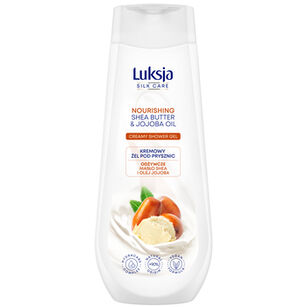 Luksja Żel Pod Prysznic Silk Care Kremowy Masło Shea I Olej Jojoba 500 Ml