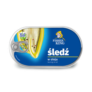 Fisherking Śledź W Oleju 170G 