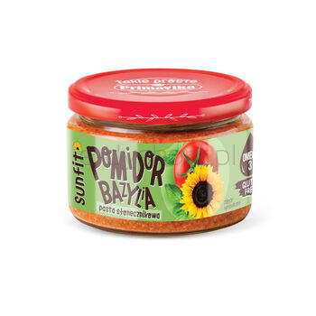 Primavika Pasta słonecznikowa z pomidorami i bazylią 180 g