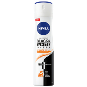 Nivea Dezodorant Spray Black&White Invisible Ultimate Impact 150Ml