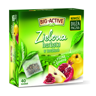 Big-Active Herbata Zielona Pigwa Z Granatem 40Tb 1,5G