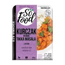 SoFood Kurczak w sosie Tikka Masala z ryżem 330g