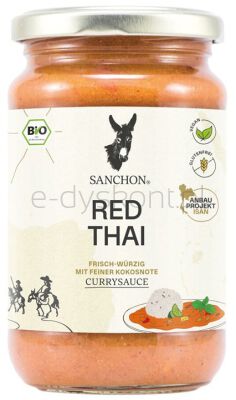 Sanchon Sos curry red thai BIO 320 ml