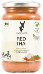 Sanchon Sos curry red thai BIO 320 ml
