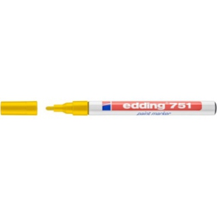 Marker Olejowy E-751 Edding, 1-2 Mm, Żółty