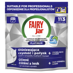 Fairy Professional Platinum Kapsułki do zmywarki, 113 myć