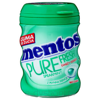 Mentos Pure Fresh Spearmint Butelka 60G