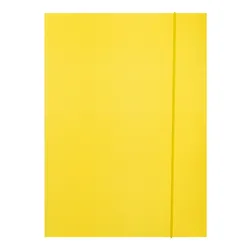 Teczka z gumką OFFICE PRODUCTS, Fluo soft touch, karton/lakier, A4, 320gsm, 3-skrz., mix kolorów