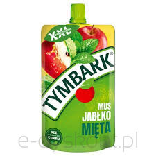 Tymbark Mus Jabłko Mięta 200g