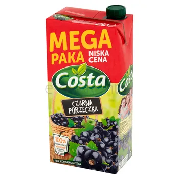 Costa Napój Czarna Porzeczka Karton 2 L