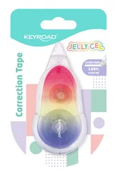 Korektor w taśmie KEYROAD Jelly Gel, 15mx5mm, blister, mix kolorów