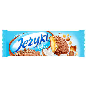 Jeżyki Kokos Ciastka W Czekoladzie Mlecznej 140 G