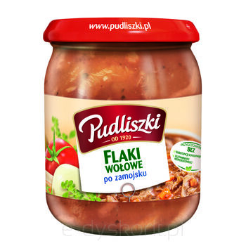 Pudliszki Flaki Wołowe Po Zamojsku 500G.