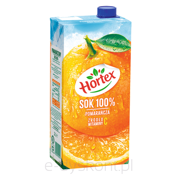 Hortex Sok 100% Pomarańcza 2 L 
