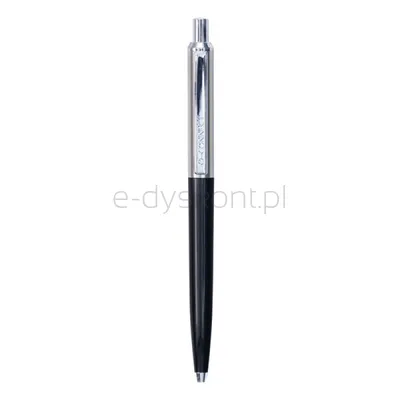 Q-Connect Długopis Automatyczny Prestige, 0,7Mm, Czarno/Srebrny, Wkład Niebieski 