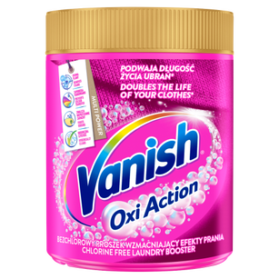 Vanish Oxi Action Pink Odplamiacz Do Tkanin W Proszku 470G