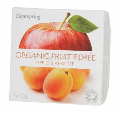 Clearspring Deser Jabłko-Morela Bio 200 G