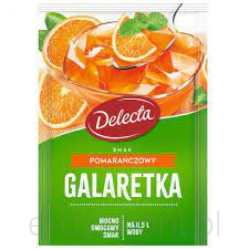 Delecta Galaretka Smak Pomarańczowy 75 G