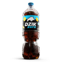 Dzik Zero Cola Lemon 1,5 l - Napój Gazowany