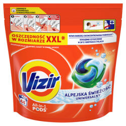 Vizir Alpine Fresh PODS Kapsułki do prania, 44 prań