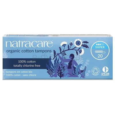 Natracare Tampony higieniczne super BIO 20 szt.