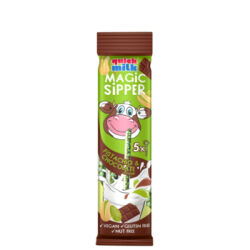 Quick Milk rurki do picia mleka o smaku czekolady i pistacji 5x6g