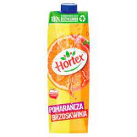 Hortex Napój Pomarańcza Brzoskwinia 1L